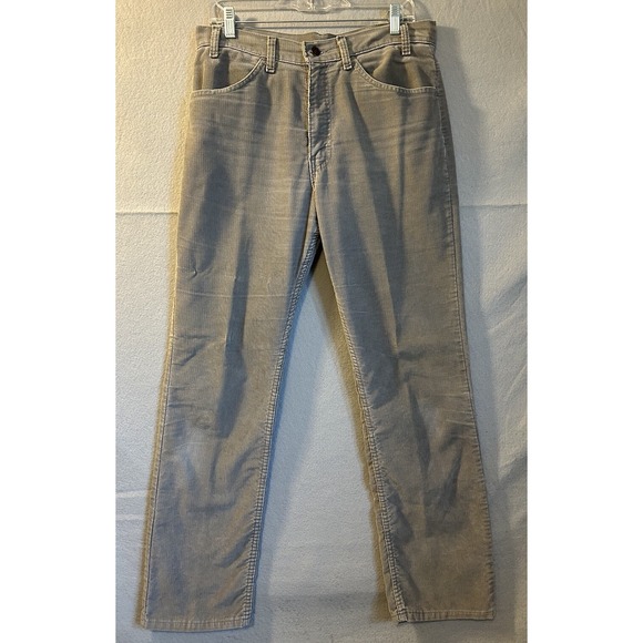 Levi's Other - 80s/90s Levis 519 Men 32 x 31 Corduroy Pants Gray Straight Fit USA (Tag 33 x 32)
